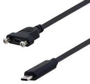 USB CABLE, 3.0 TYPE C PLUG-C RCPT, 0.3M