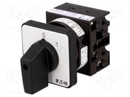 Switch: cam switch; Stabl.pos: 2; 20A; 0-1; for building in; Pos: 2 EATON ELECTRIC