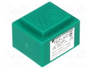 Transformer: encapsulated; 1.5VA; 230VAC; 12V; 12V; 62.5mA; 62.5mA BREVE TUFVASSONS