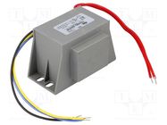 Transformer: mains; 30VA; 230VAC; 14V; 2.14A; Leads: leads 200mm INDEL