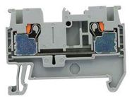 TERMINAL BLOCK, DIN RAIL, 2WAY, 26-12AWG