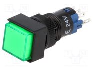 Switch: push-button; Pos: 2; SPDT; 0.5A/250VAC; 1A/24VDC; ON-(ON) ONPOW