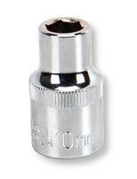 SOCKET, 10MM, DRIVE, CHROME VANADIUM