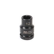 IMPACT SOCKET, 12MM, DRIVE, CR-MO