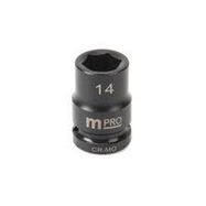 IMPACT SOCKET, 14MM, DRIVE, CR-MO