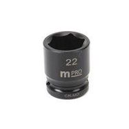 IMPACT SOCKET, 22MM, DRIVE, CR-MO