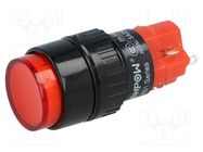 Switch: push-button; Pos: 2; SPDT; 3A/220VAC; 2A/24VDC; ON-(ON) ONPOW