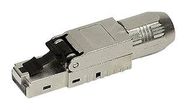 MOD CONN, CAT6A, RJ45 PLUG, 8P8C, CABLE