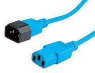 POWR CORD, IEC 320 C14 PL-C13 RECP/2.6FT