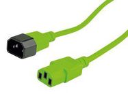 POWR CORD, IEC 320 C14 PL-C13 RECP/2.6FT