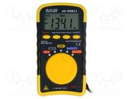 Digital multimeter; LCD; 3,75 digit (4000); Duty cycle: 0.1÷99% AXIOMET