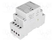 Contactor: 4-pole installation; 25A; 230VAC,230VDC; NO x4; IP20 FINDER