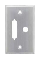 WALL PLATE, SS, 1-GANG, DB25 OPENING