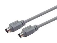 CABLE ASSY, MINI DIN 6P PLUG-PLUG, 25'
