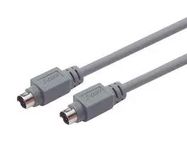CABLE ASSY, MINI DIN 6P PLUG-PLUG, 6'