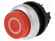 Switch: push-button; 22mm; Stabl.pos: 1; red; none; IP67; prominent EATON ELECTRIC