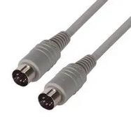 CABLE ASSY, DIN 5POS PLUG-PLUG, 3'