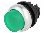 Switch: push-button; 22mm; Stabl.pos: 1; green; M22-FLED,M22-LED EATON ELECTRIC