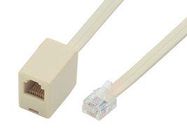 MODULAR CORD, RJ12 JACK-RJ12 PLUG, 84"