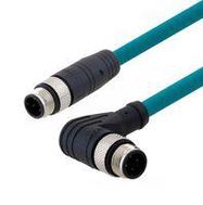 SENSOR CABLE, 4P M12 PLUG-R/A PLUG/32.8'