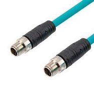 SENSOR CABLE, 8P M12 PLUG-PLUG, 16.4'