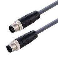 SENSOR CABLE, 8P M12 PLUG-M12 PLUG, 3.3'