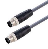 SENSOR CABLE, 8P M12 PLUG-M12 PLUG/16.4'