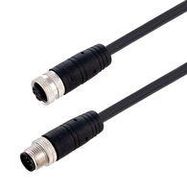 SENSOR CABLE, 8P M12 PLUG-RCPT, 6.6'