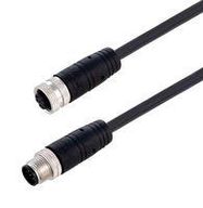 SENSOR CABLE, 8P M12 PLUG-RCPT, 9.8'