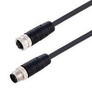 SENSOR CABLE, 8P M12 PLUG-RCPT, 16.4'