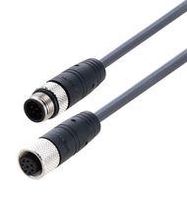 SENSOR CABLE, 8P M12 PLUG-RCPT, 32.8'