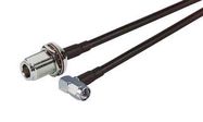 CABLE ASSY, SMA R/A PLUG-N BLKHD JACK/2'