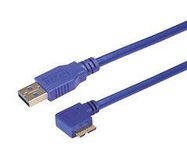 USB CABLE/TYPE A-MICRO 90DEG TYPE B/PL