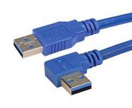 USB CABLE, 3.0 TYPE A PLUG-R/A PLUG, 1M