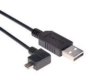 USB CABLE, A PLUG-MICRO B R/A PLUG, 3.3'