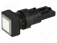 Switch: push-button; 16mm; Stabl.pos: 1; white; Pos: 2; -25÷70°C EATON ELECTRIC