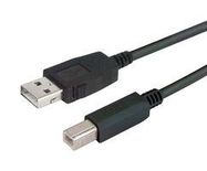 USB CABLE, 2.0 A PLUG-B PLUG, 11.8"