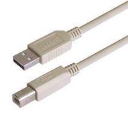 USB CABLE, 2.0 TYPE A PLUG-B PLUG, 300MM