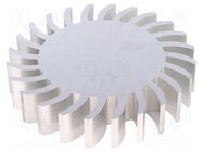 Heatsink; LED; Ø: 105mm; H: 20mm FISCHER ELEKTRONIK