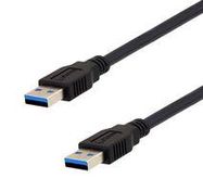 USB CABLE, 3.0, TYPE A PLUG-PLUG, 0.75M