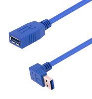 USB CABLE, TYPE A RCPT-R/A TYPE A PLUG