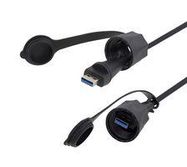 USB CABLE, 3.0 A PLUG-A PLUG, 6.6'