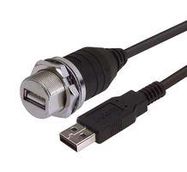 USB CABLE, 2.0, TYPE A PLUG-RCPT, 5M