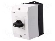 Switch: step cam switch; Stabl.pos: 3; 20A; 0-1-2; in housing EATON ELECTRIC