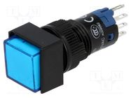 Switch: push-button; Pos: 2; SPDT; 0.5A/250VAC; 1A/24VDC; ON-(ON) ONPOW