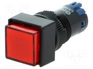 Switch: push-button; Pos: 2; SPDT; 0.5A/250VAC; 1A/24VDC; ON-(ON) ONPOW