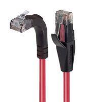 ENET CORD, CAT6, RJ45 R/A PLUG-PLUG, 25'