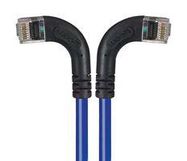 ENET CORD, CAT6, R/A RJ45 PLUG-PLUG, 2'