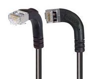 ENET CORD, CAT6, R/A RJ45 PLUG-PLUG, 2'