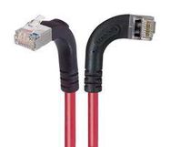 ENET CORD, CAT6, R/A RJ45 PLUG-PLUG, 1'